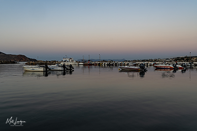 Kvällsstilla i marinan