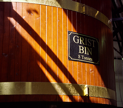 Grist bin, Bowmore distillery